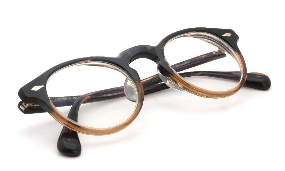 磨き直し No.0033 OLIVER PEOPLES Future scope 8108 加工前