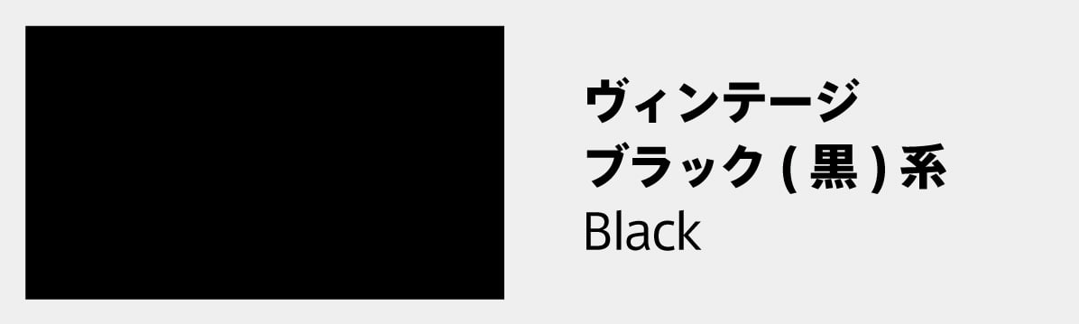 ヴィンテージ：ブラック(黒)系のフレーム