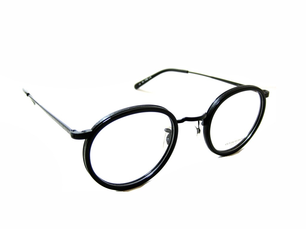 超歓迎された 眼鏡 小物 PEOPLES 黒×金 OLIVER Seiki Hoshou