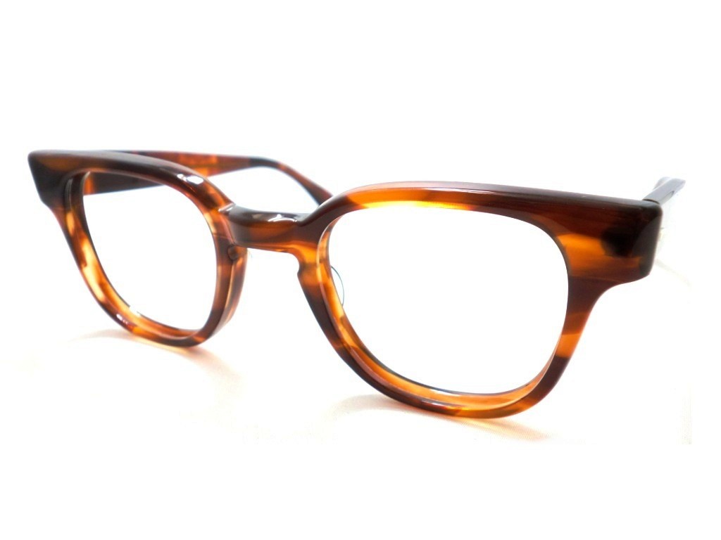 TART Optical 推定1950年代 ヴィンテージメガネ通販 BRYAN ブライアン AMBER 46-24 (取扱店：大宮) ポンメガネ
