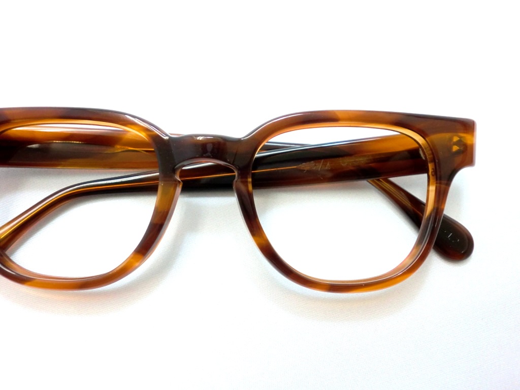 TART Optical 推定1950年代 ヴィンテージメガネ通販 BRYAN ブライアン AMBER 46-22 (取扱店：大宮) ポンメガネ