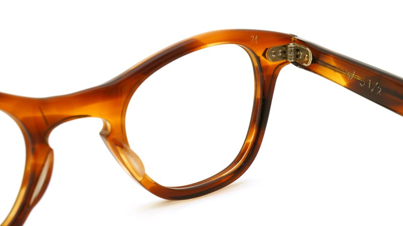 TART OPTICAL タートオプティカル Vintage ヴィンテージ LEADING LIZ AMBER(琥珀柄) 42/24 9