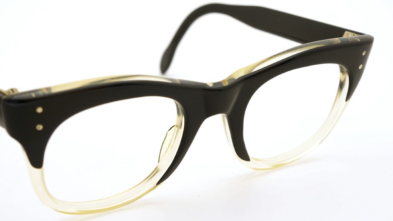 EUROPE Vintage ヴィンテージ BLACK TWO TONE 46-24 BLACK/CLEAR 9