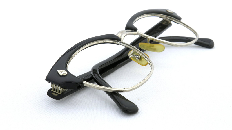 American Optical ヴィンテージ AO鋲 FLEXI-FIT 48-20 BLACK/SILVER 10