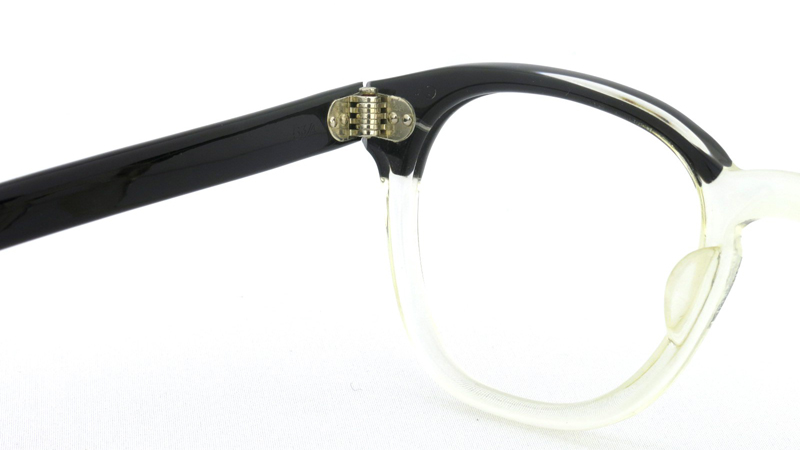 American Optical ヴィンテージ 60s ウイング鋲 BLACK/CLEAR 48サイズ 6