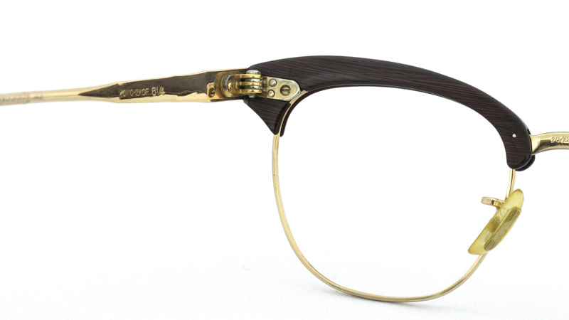 American Optical アメリカンオプチカル 45-20 1/10 12KGF ブラウンササ/ゴールド 7