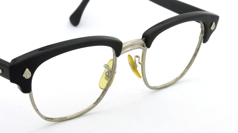 American Optical ヴィンテージ AO鋲 FLEXI-FIT 48-20 BLACK/SILVER 9