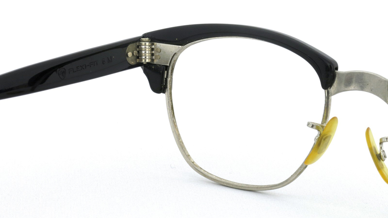 American Optical ヴィンテージ AO鋲 FLEXI-FIT 48-20 BLACK/SILVER 6