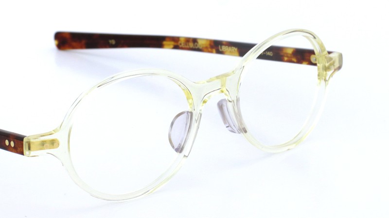 Oliver Goldsmith オリバーゴールドスミス 限定セルロイド フレーム LIBRARY  col.YD クリアイエロー デミ 8