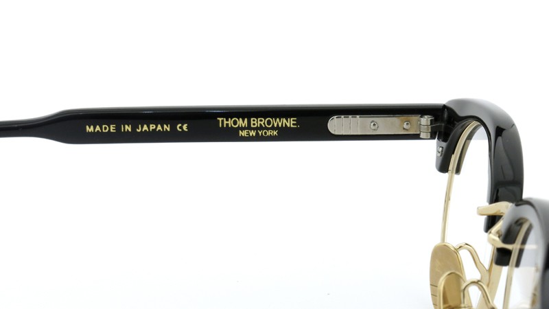 THOM BROWNE. (トムブラウン)メガネ TB-702 A-T-BLK-GLD-47 ポンメガネイメージ9