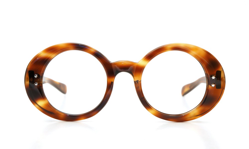 French vintage フレンチ・ヴィンテージ メガネ通販 1970s TWO STAR DOTS OVAL FRAME