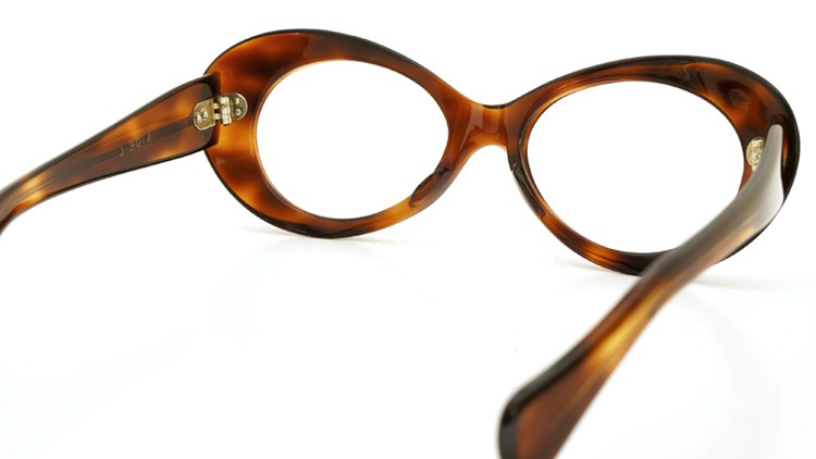 FRANCE-Vintage 1970s TWO DOTS BUTTERFLY FRAME TORTOISE 48-18 7