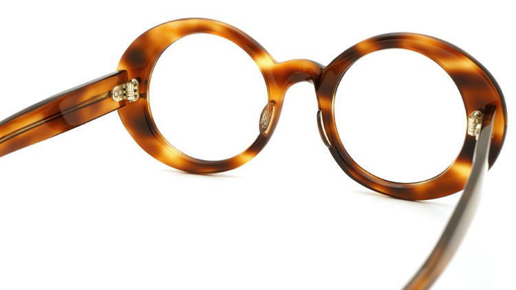 FRANCE-Vintage 1970s TWO STAR DOTS OVAL FRAME TORTOISE 42-21 6