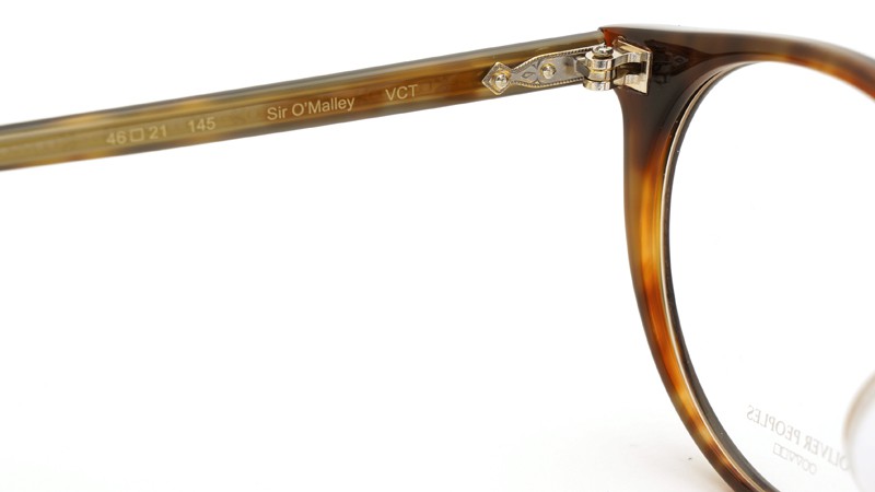 OLIVER PEOPLES (オリバーピープルズ)  × MILLER'S OATH (ミラーズ オース) 限定生産 カプセルコレクション Sir O'Malley VCT 9