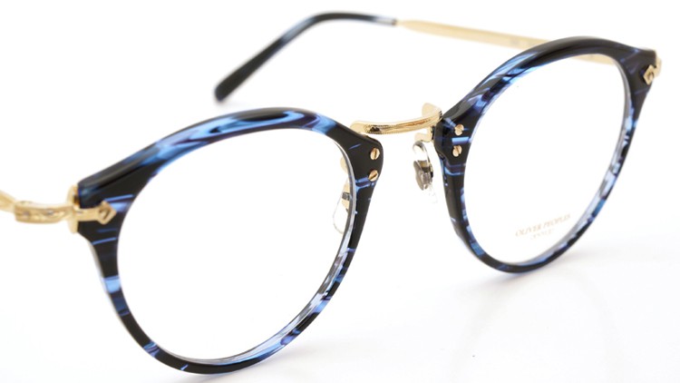 OLIVER PEOPLES オリバーピープルズ メガネ OP-505 DNM ネイビーササ/ゴールド 雅 6