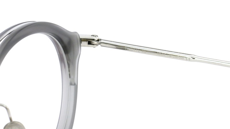 THOM BROWNE. (トムブラウン)メガネ TB-011C 46size SATIN GREY CRYSTAL/SHINY SILVER BRIDGE AND TEMPLES 10