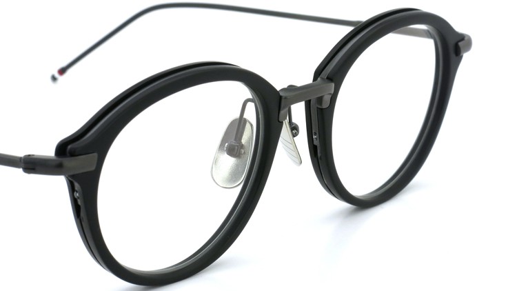 THOM BROWNE メガネ 生産終了通販 TB-011-E 49size MATTE-BLACK_BLACK 