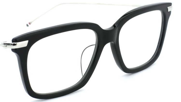 Thom Browne TB-701-E-BLK-SLV-53 トムブラウン-connectedremag.com