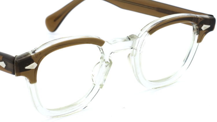 vintage TART OPTICAL メガネフレーム 50s ARNEL BROWN-CLEAR 42-24 (v1) 6