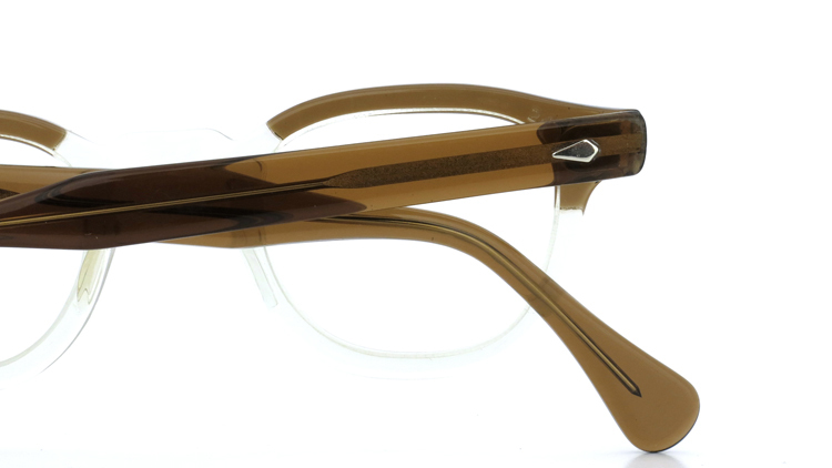 vintage TART OPTICAL メガネフレーム 50s ARNEL BROWN-CLEAR 42-24 (v1) 12