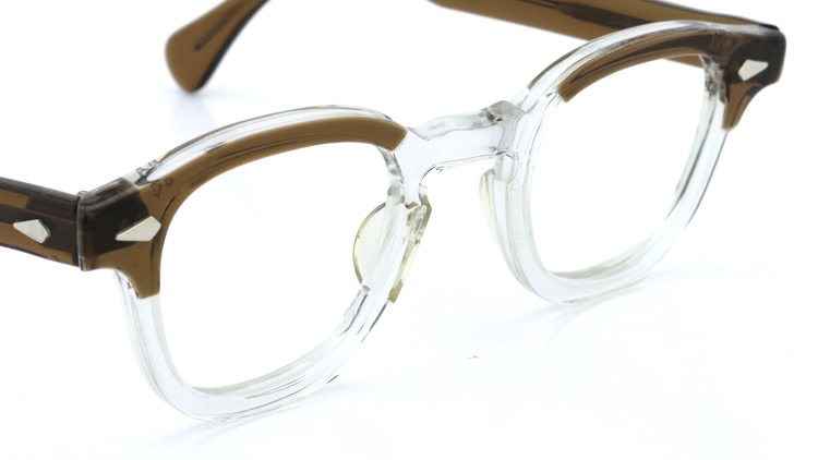 vintage TART OPTICAL メガネフレーム 50s ARNEL BROWN-CLEAR 46-22 (v1) 6