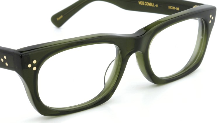 Oliver Goldsmith メガネ通販 VICE CONSUL-S Forest 6