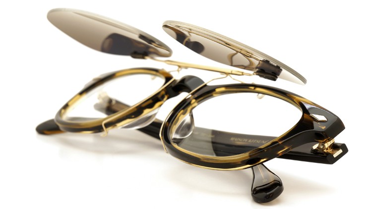MAISON KITSUNE × OLIVER PEOPLES クリップオン付きメガネセット通販