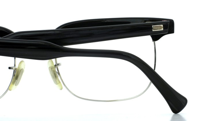 American Optical アメリカンオプチカル (AO)Vintage ヴィンテージ BRONX ブロンクス 1/10-12KGF Black-Wood 48-20 13