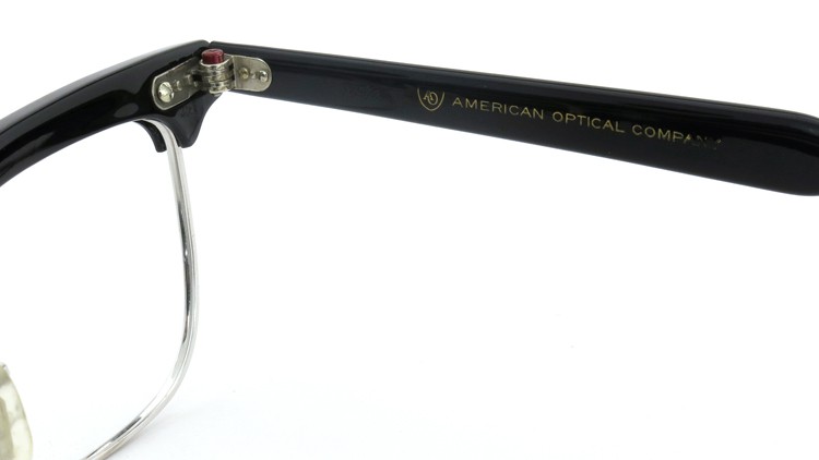 American Optical アメリカンオプチカル (AO)Vintage ヴィンテージ BRONX ブロンクス 1/10-12KGF Black-Wood 48-20 10