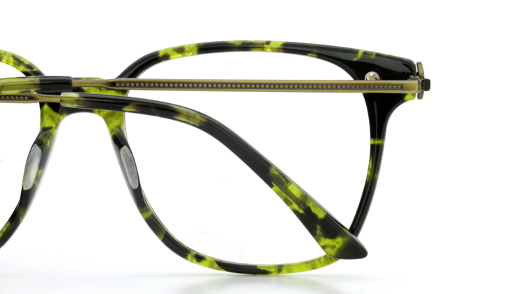 Oliver Goldsmith オリバーゴールドスミス ASCOT Green Tortoiseshell/Gold １４