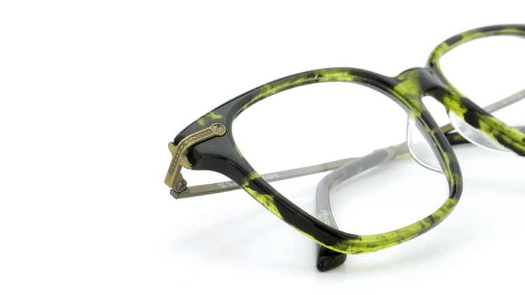 Oliver Goldsmith オリバーゴールドスミス ASCOT Green Tortoiseshell/Gold １３