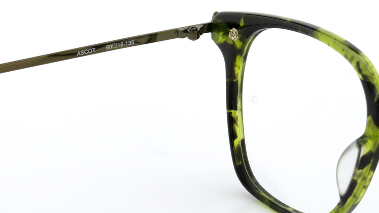 Oliver Goldsmith オリバーゴールドスミス ASCOT Green Tortoiseshell/Gold ９