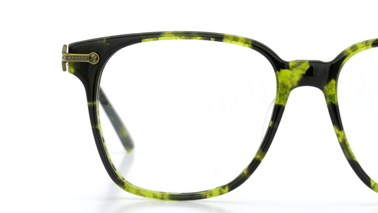 Oliver Goldsmith オリバーゴールドスミス ASCOT Green Tortoiseshell/Gold １５