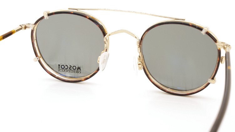 MOSCOT（モスコット） ZEV Col.Tortoise/Gold メガネフレーム+クリップオンサングラス セット 7