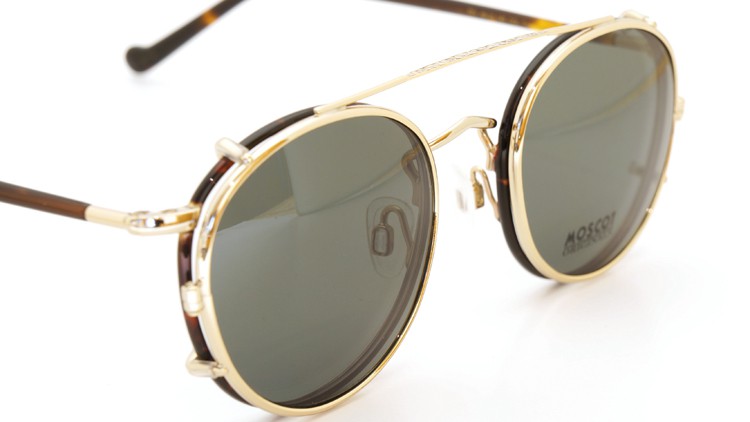 MOSCOT（モスコット） ZEV Col.Tortoise/Gold メガネフレーム+クリップオンサングラス セット 6