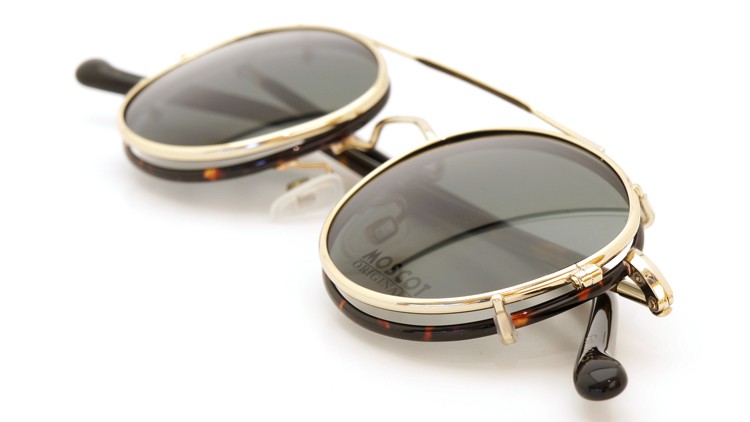 MOSCOT（モスコット） ZEV Col.Tortoise/Gold メガネフレーム+クリップオンサングラス セット 10