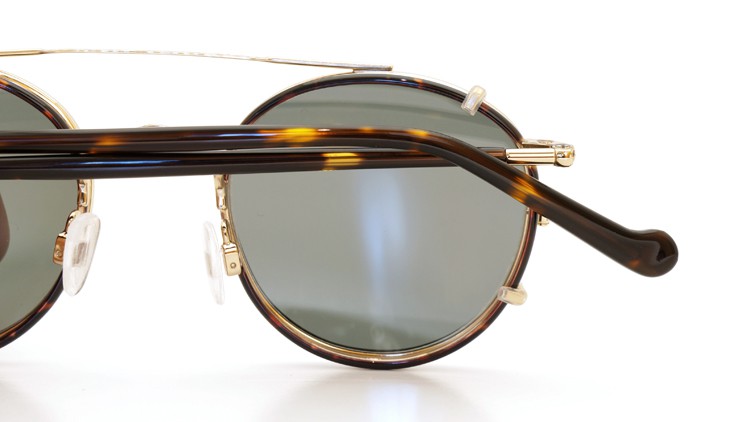 MOSCOT（モスコット） ZEV Col.Tortoise/Gold メガネフレーム+クリップオンサングラス セット 12