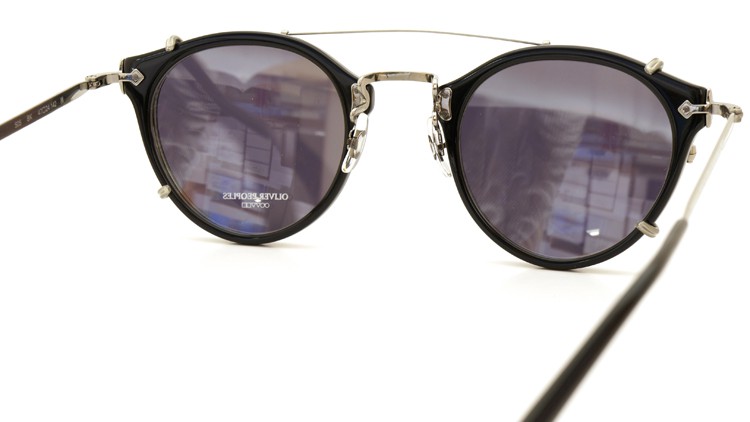 OLIVER PEOPLES(オリバーピープルズ)  メガネ+クリップオンサングラス セット OP-505 BK/ANS Limited Edition 雅+純正クリップオンANS/グレーレンズ 6