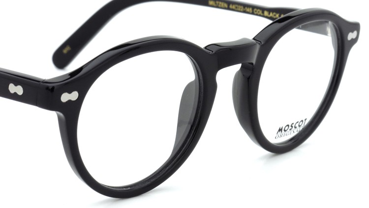 MOSCOT モスコット メガネ MILTZEN ミルツェン通販 BLACK 44size (正規取扱店：ポンメガネ大宮) 正規取扱