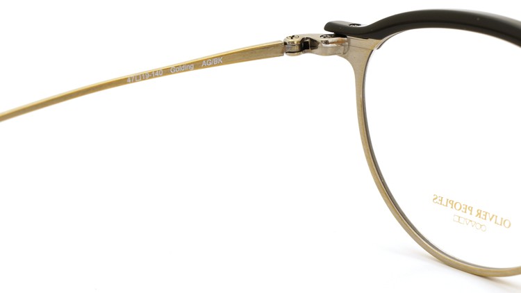 OLIVER PEOPLES (オリバーピープルズ）Los Angeles Collection Golding AG/BK [ポンメガネ浦和にてお取り扱い] 9