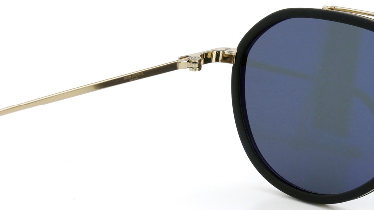 THOM BROWNE トムブラウン サングラス TB-801-A GLD-MBLK-51size Dark-Grey-lense ポンメガネイメージ 9