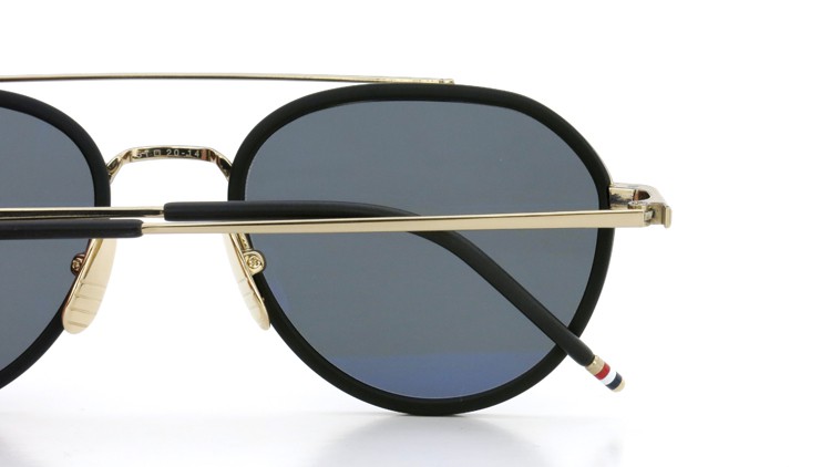 THOM BROWNE トムブラウン サングラス TB-801-A GLD-MBLK-51size Dark-Grey-lense ポンメガネイメージ 14