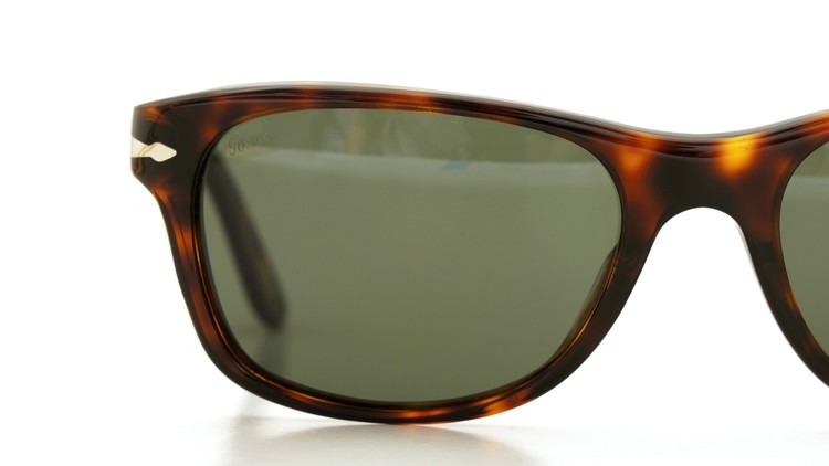 Persol (ペルソール) サングラス 2953-S 24(べっ甲柄) ／31(グリーンレンズ) 56size 14