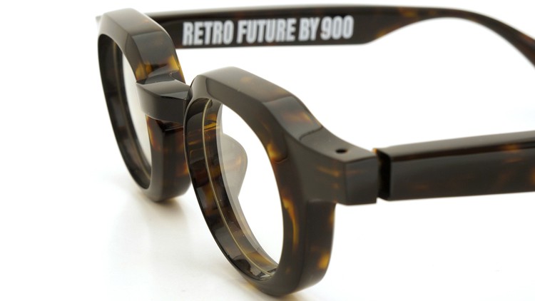 RETRO FUTURE BY 900(レトロ フューチャー バイ 900) メガネ RF-001 COL.172ダークトートイズ 13