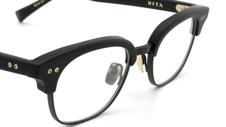 DITA (ディータ) メガネ Statesman Two DRX 2051 B-BLK-GLD-50size 6