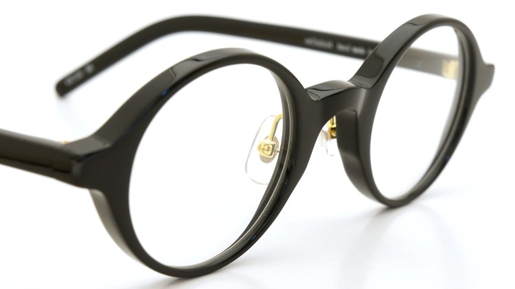 ayame × THE NERDYS コラボレーション丸メガネ通販 cellloid BK 43□24 
