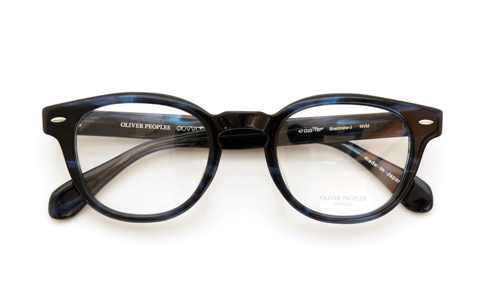 OLIVER PEOPLES Sheldrake-J BKG 47専用ケース付き種類メガネ