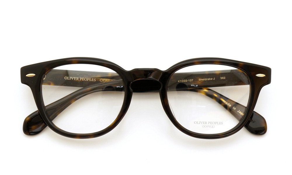 Oliver peoples シェルドレイクJ 茶