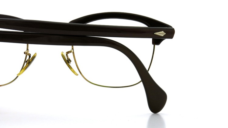 American Optical Vintage 1960s ウイング鋲 1/10-12KGF Brown/Gold 44-24 13