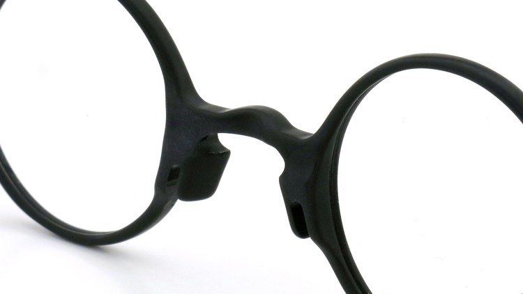 FRANCE Vintage フランス ヴィンテージ メガネ m.rochaix MIDDLE-ROUND MATTE-BLACK 203 HAVAI 40 8